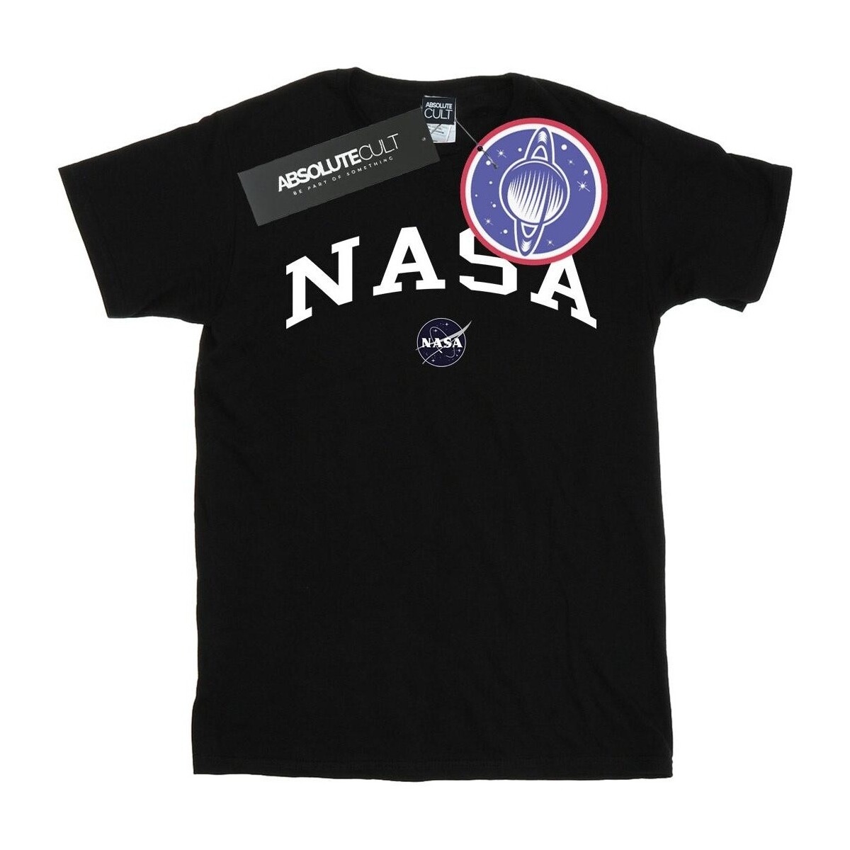 Abbigliamento Uomo T-shirts a maniche lunghe Nasa Collegiate Logo Nero