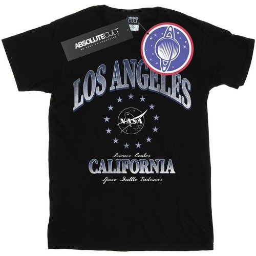 Abbigliamento Uomo T-shirts a maniche lunghe Nasa California Science Centre Nero