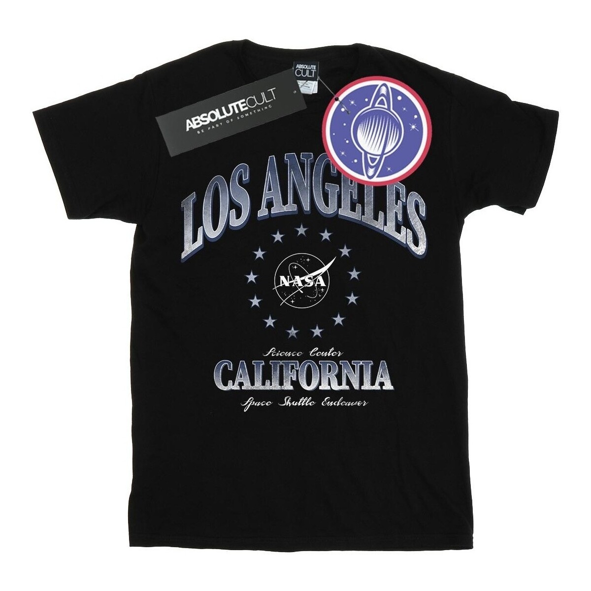 Abbigliamento Uomo T-shirts a maniche lunghe Nasa California Science Centre Nero
