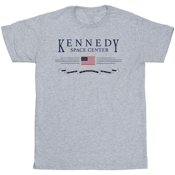Abbigliamento Uomo T-shirts a maniche lunghe Nasa Kennedy Space Centre Explore Grigio