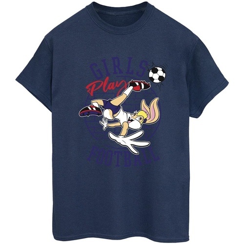 Abbigliamento Donna T-shirts a maniche lunghe Dessins Animés BI52340 Blu