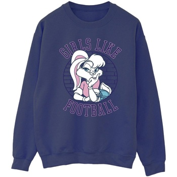 Abbigliamento Uomo Felpe Dessins Animés Lola Bunny Girls Like Football Blu