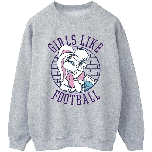 Abbigliamento Uomo Felpe Dessins Animés Lola Bunny Girls Like Football Grigio