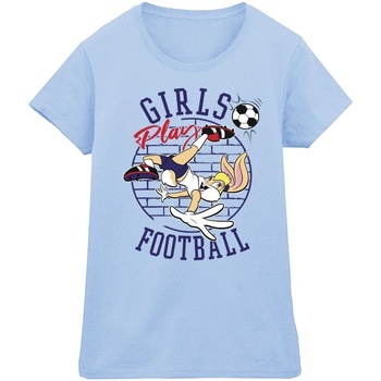 Abbigliamento Donna T-shirts a maniche lunghe Dessins Animés BI52376 Blu