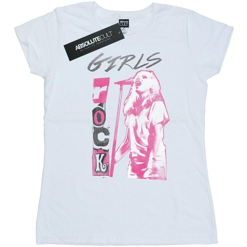Abbigliamento Donna T-shirts a maniche lunghe Debbie Harry Girls Rock Bianco
