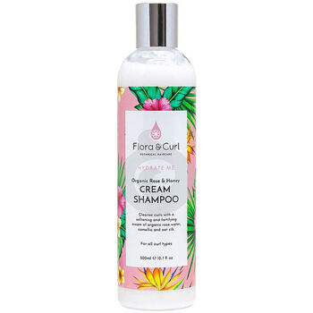 Image of Shampoo Flora And Curl Hidrate Me Organic Rose Honey Cream Shampoo