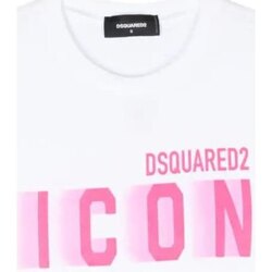 Abbigliamento Donna T-shirt maniche corte Dsquared ICON BLUR EASY FIT TEE Bianco