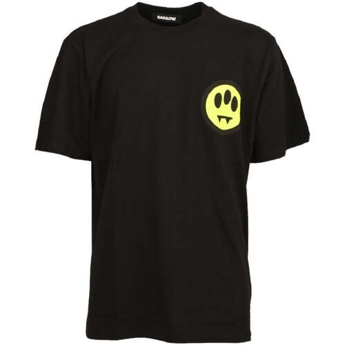 Abbigliamento Uomo T-shirt & Polo Barrow T-Shirt e Polo Uomo  S4BWUATH137 110 Nero Nero
