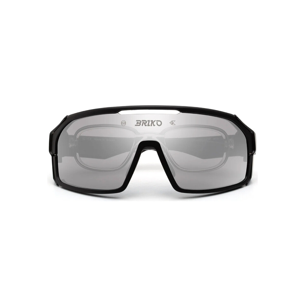 Orologi & Gioielli Occhiali da sole Briko A7I Load Modular Occhiali da sole, Nero/Grigio, 136 mm Nero