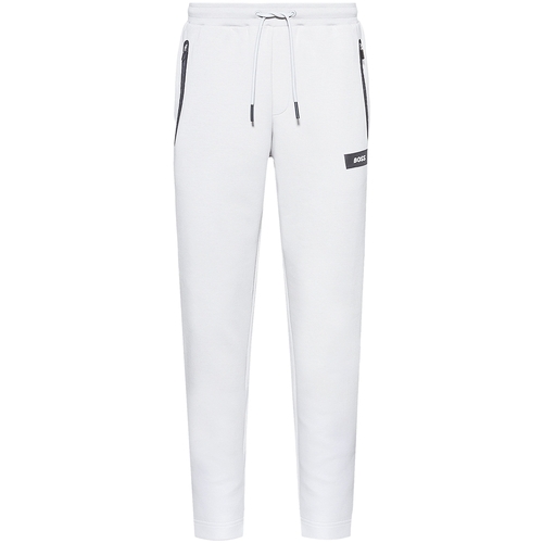 Abbigliamento Uomo Pantaloni da tuta BOSS authentic Bianco