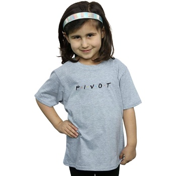 Abbigliamento Bambina T-shirts a maniche lunghe Friends Pivot Logo Grigio