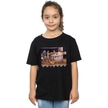 Abbigliamento Bambina T-shirts a maniche lunghe Friends Joey Mermaid Nero