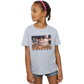 Abbigliamento Bambina T-shirts a maniche lunghe Friends Joey Mermaid Grigio