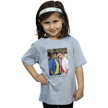 Abbigliamento Bambina T-shirts a maniche lunghe Friends Ross And Chandler College Grigio
