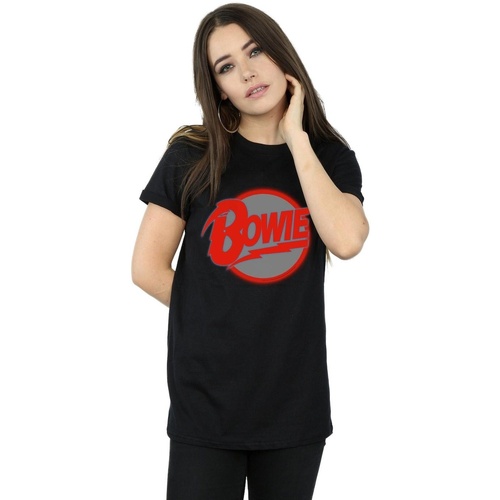 Abbigliamento Donna T-shirts a maniche lunghe David Bowie Diamond Dogs Nero