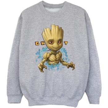 Abbigliamento Bambina Felpe Guardians Of The Galaxy Groot Flowers Grigio