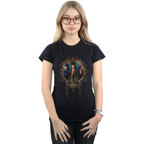 Abbigliamento Donna T-shirts a maniche lunghe Fantastic Beasts Tina, Newt And Leta Nero