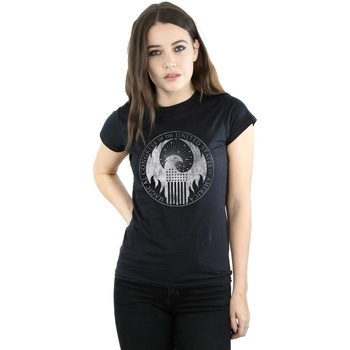 Abbigliamento Donna T-shirts a maniche lunghe Fantastic Beasts Distressed Magical Congress Nero