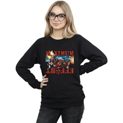 Abbigliamento Donna Felpe Marvel Deadpool Maximum Effort Nero