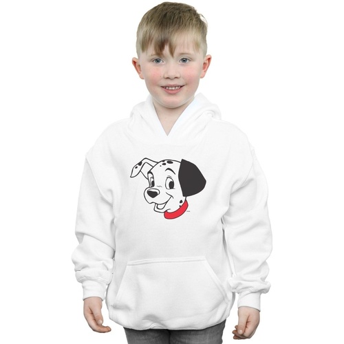 Abbigliamento Bambino Felpe Disney 101 Dalmatians Dalmatian Head Bianco