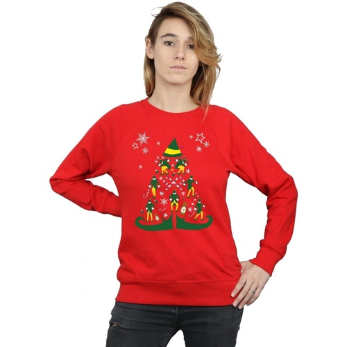 Abbigliamento Donna Felpe Elf Christmas Tree Rosso