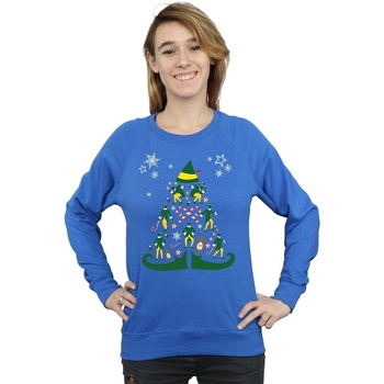 Abbigliamento Donna Felpe Elf Christmas Tree Blu