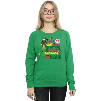 Abbigliamento Donna Felpe Elf Christmas Cheer Verde