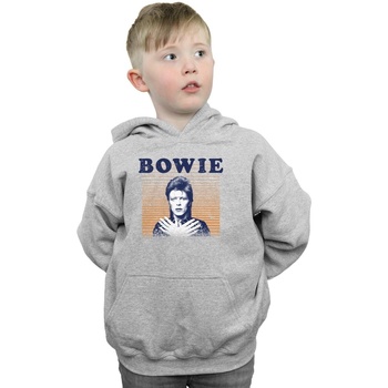 Abbigliamento Bambino Felpe David Bowie Orange Stripes Grigio