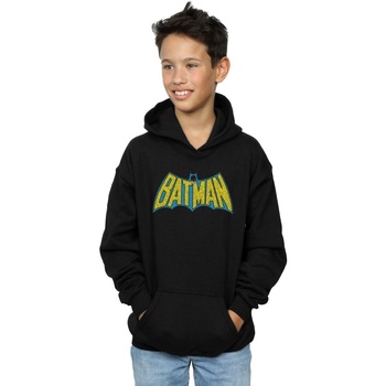 Abbigliamento Bambino Felpe Dc Comics Batman Crackle Logo Nero