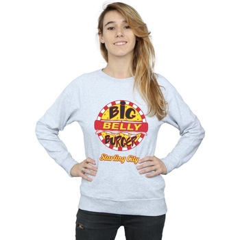 Abbigliamento Donna Felpe Dc Comics Arrow Big Belly Burger Logo Grigio
