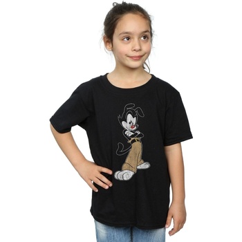 Abbigliamento Bambina T-shirts a maniche lunghe Animaniacs Yakko Classic Pose Nero