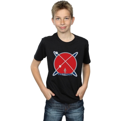 Abbigliamento Bambino T-shirt maniche corte Marvel Ant-Man Planet Logo Nero