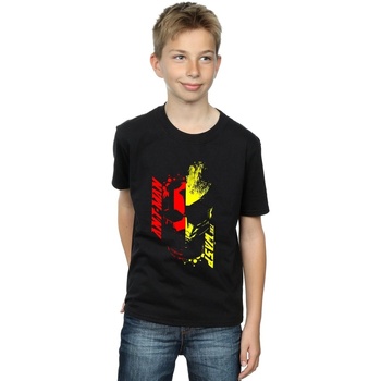Abbigliamento Bambino T-shirt maniche corte Marvel Ant-Man And The Wasp Split Face Nero