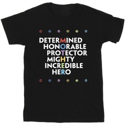 Abbigliamento Uomo T-shirts a maniche lunghe Marvel Avengers Mother Nero