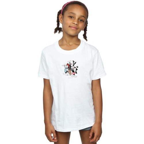 Abbigliamento Bambina T-shirts a maniche lunghe Animaniacs Ta Da Bianco