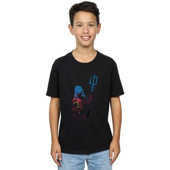 Image of T-shirt Dc Comics Aquaman Battle Silhouette