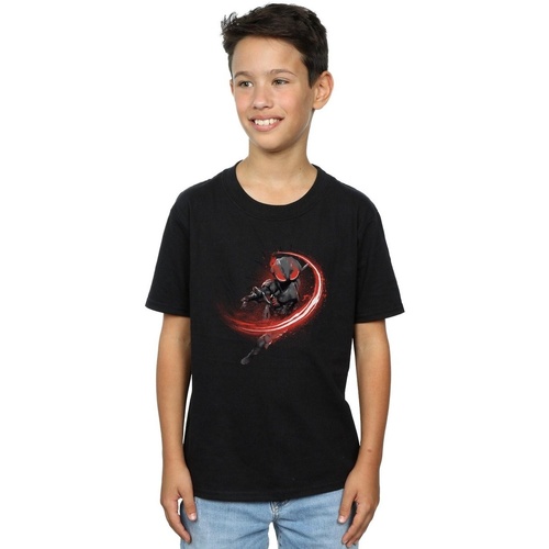 Abbigliamento Bambino T-shirt maniche corte Dc Comics Aquaman Black Manta Flash Nero