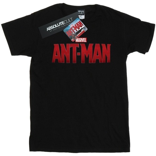 Abbigliamento Bambina T-shirts a maniche lunghe Marvel Ant-Man Movie Logo Nero