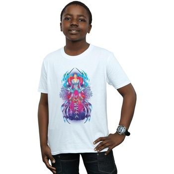 Abbigliamento Bambino T-shirt maniche corte Dc Comics Aquaman Mera Dress Bianco