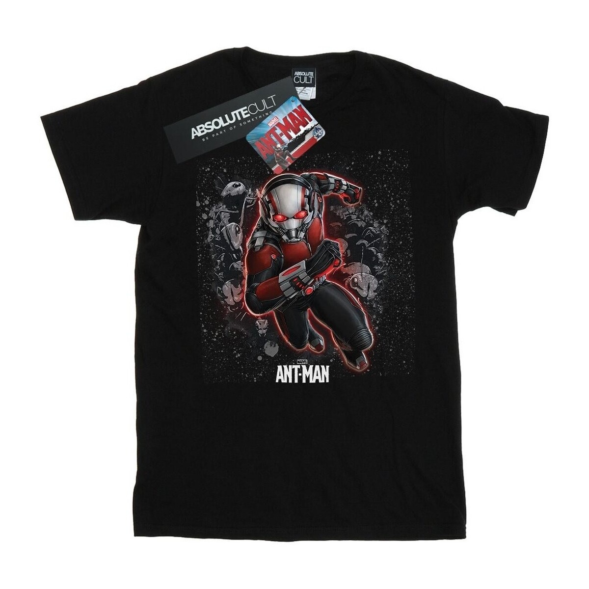 Abbigliamento Bambina T-shirts a maniche lunghe Marvel Ant-Man Ants Running Nero