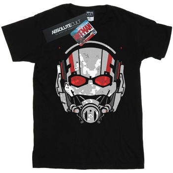 Abbigliamento Bambina T-shirts a maniche lunghe Marvel Ant-Man Helmet Distressed Nero