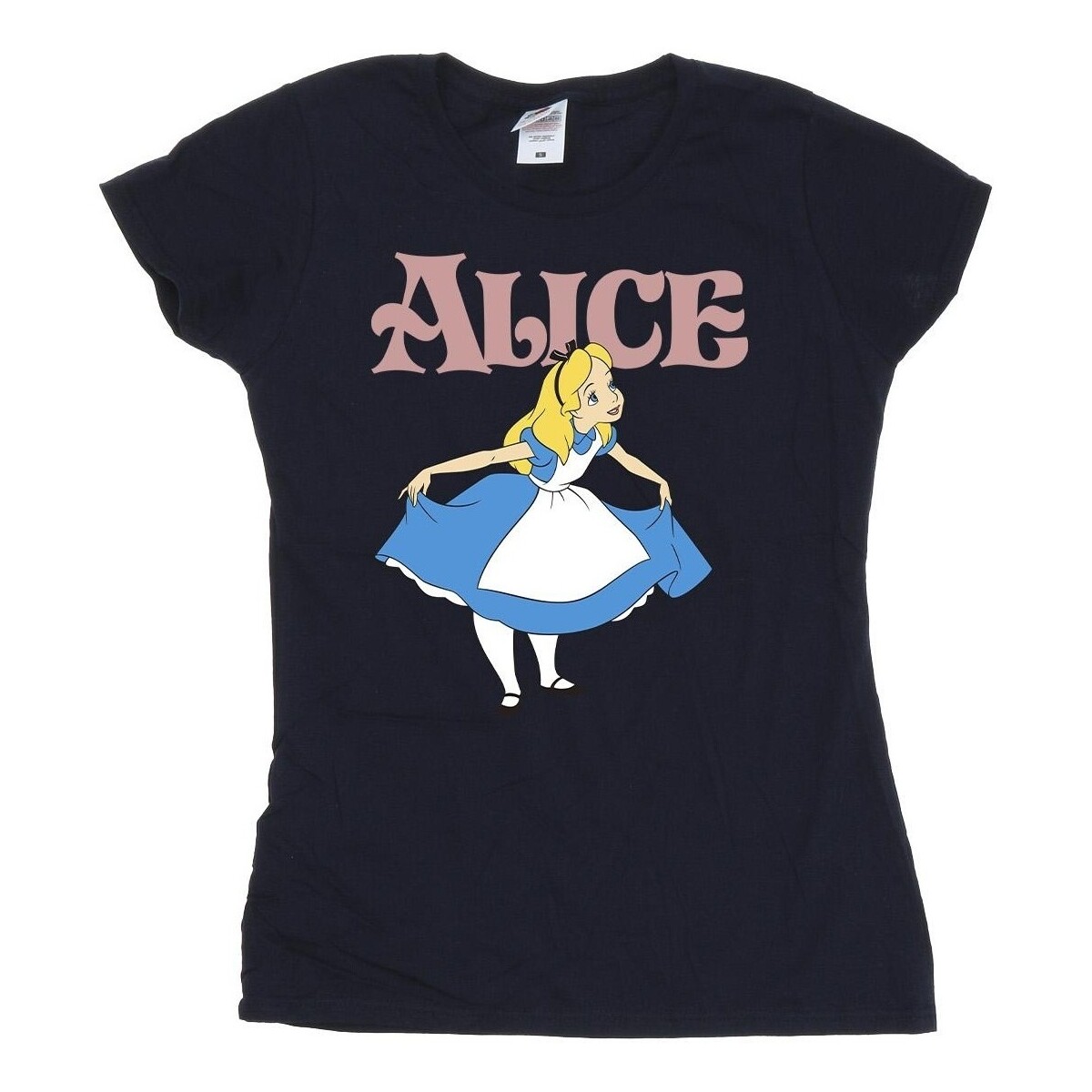 Abbigliamento Donna T-shirts a maniche lunghe Disney Alice In Wonderland Take A Bow Blu