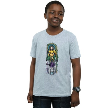 Abbigliamento Bambino T-shirt maniche corte Dc Comics Aquaman Ocean Master Grigio