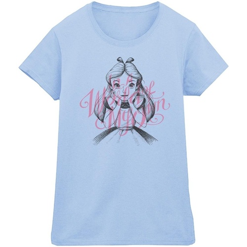 Abbigliamento Donna T-shirts a maniche lunghe Disney BI6969 Blu