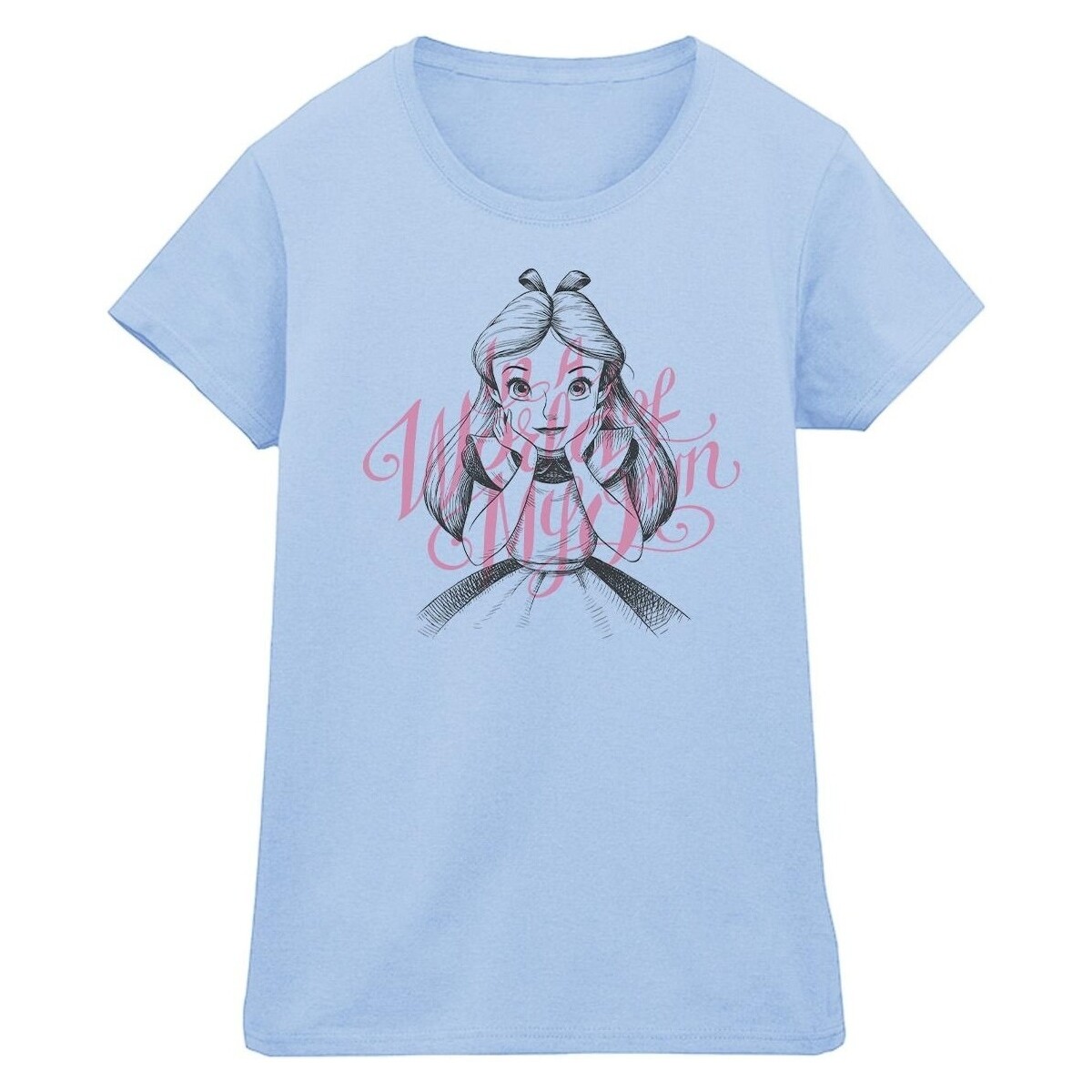 Abbigliamento Donna T-shirts a maniche lunghe Disney Alice In Wonderland In A World Of My Own Blu