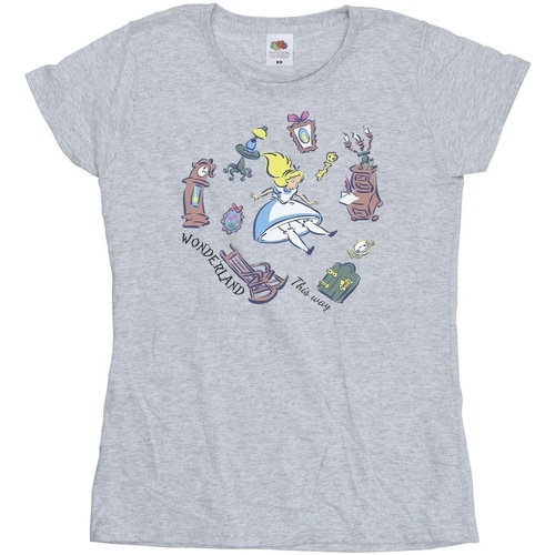 Abbigliamento Donna T-shirts a maniche lunghe Disney BI7008 Grigio