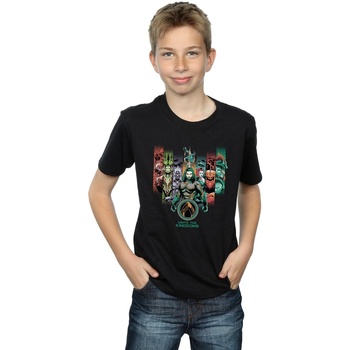 Abbigliamento Bambino T-shirt maniche corte Dc Comics Aquaman Unite The Kingdoms Nero