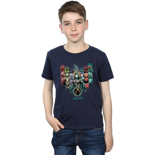 Abbigliamento Bambino T-shirt maniche corte Dc Comics Aquaman Unite The Kingdoms Blu