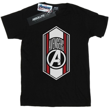 Abbigliamento Donna T-shirts a maniche lunghe Marvel Avengers Endgame Team Icon Nero