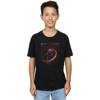 Abbigliamento Bambino T-shirt maniche corte Dc Comics Aquaman Black Manta Circle Nero